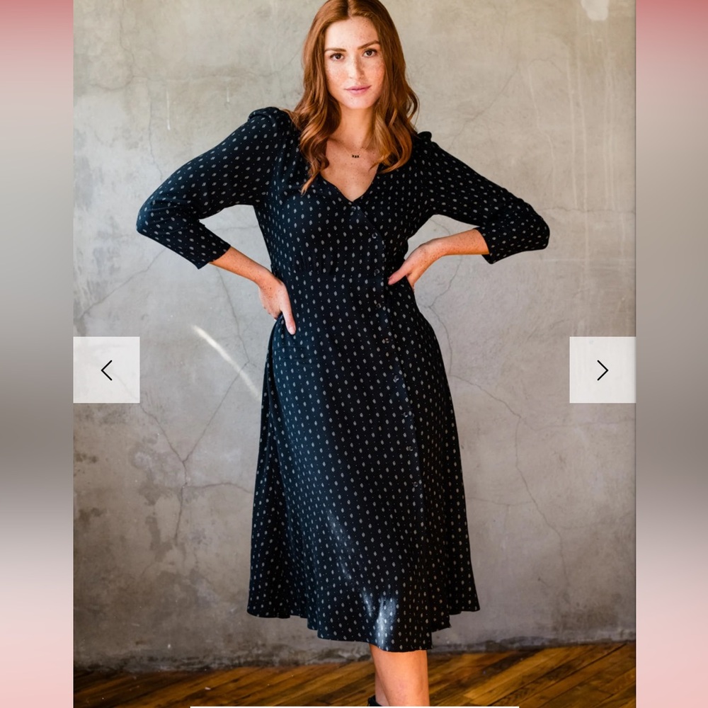Able Lena wrap dress
